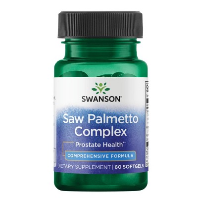 Swanson Herbal Supplements Saw Palmetto Complex Softgel 60ct