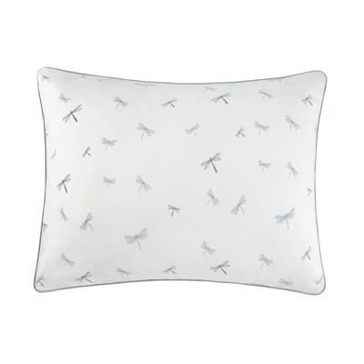 Ely's & Co. - Butterfly/Dragonfly & Stripe Crib Bedding Set