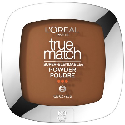 L'Oreal Paris True Match Makeup Super Blendable Oil-Free Pressed Powder - 0.33oz