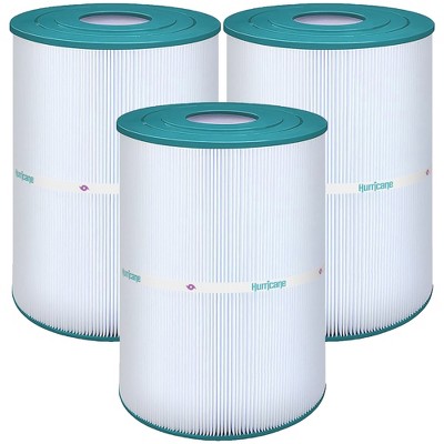 Hurricane 3 Pack HF8465-01 Advanced Spa Filter Replacement for PWK65, Unicel C-8465, Filbur FC-3960, Watkins Hot Spring Spas Upgrade from PWK45N