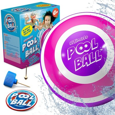 Activ Life The Ultimate Pool Ball - Fill It with Water for Underwater Games! Top Pool Toys - Pink and Purple, 6 inches
