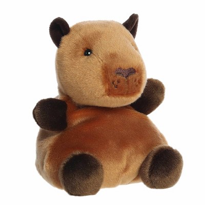 Aurora Small Party Sized Sid Capybara Palm Pals Adorable Stuffed Animal Brown 8"