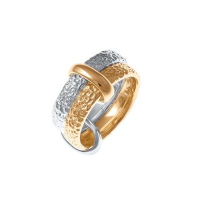 Lucy Quartermaine - Multi Finish Double Hula Joined Ring