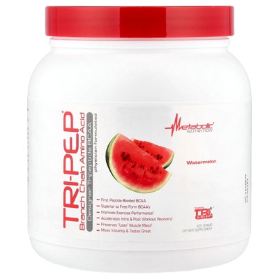 Metabolic Nutrition Tri-Pep®, Branch Chain Amino Acid, Watermelon, 400 g