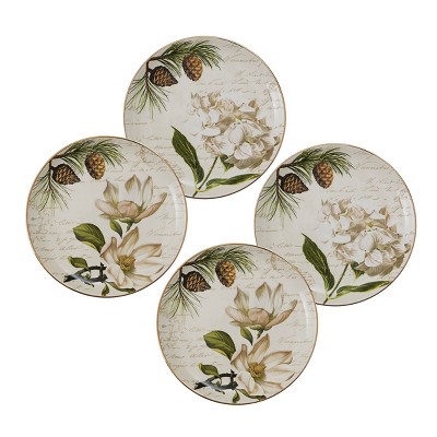 Park Designs Wintertime Salad Plate Set of 4