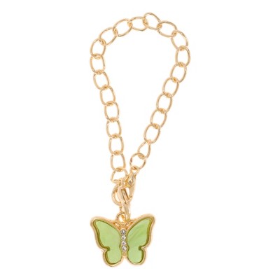 Unique Bargains Butterfly Cup Chain Charm Water Cup Pendant 1 Pc