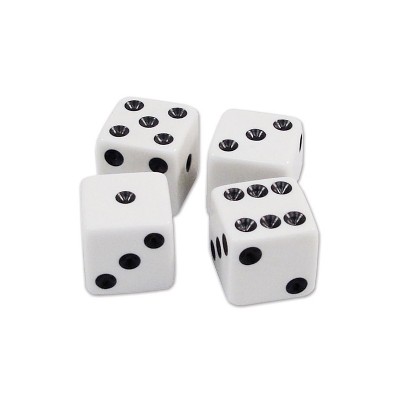 Beistle Standard 6-Sided Dice, 5/8", (30/Pkg) Multicolored
