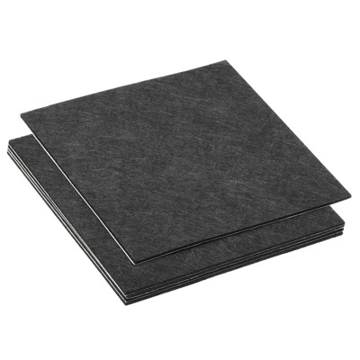 Unique Bargains Square Soft Adhesive Non-slip Anti-scratch Furniture Lamp Base Felt 5 Pcs