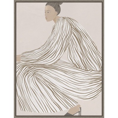 Amanti Art Delilah Dazzling by Urban Road Canvas Wall Art Print Framed 18 x 24-in.