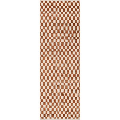 Nuloom Dominique Abstract Checkered Fringe Area Rug