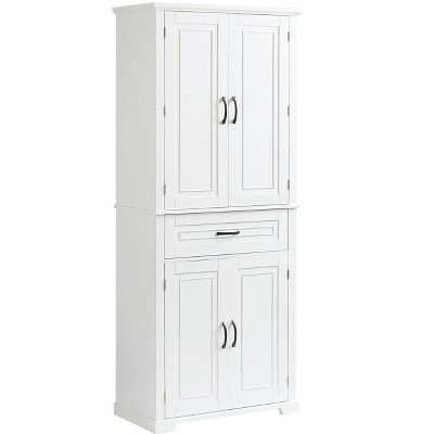 Dexmalle Storage Cabinet with Multiple Storage Space and Adjustable Shelf