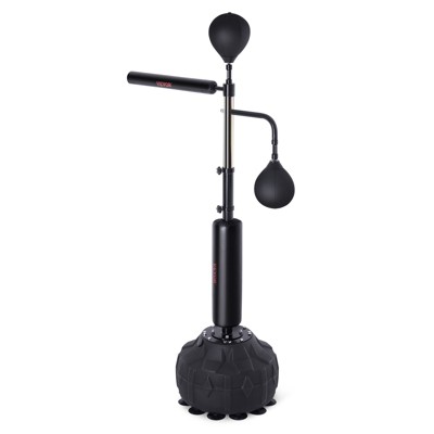 VEVOR Boxing Speed Trainer, Punching Bag with Stand, Reflex Boxing Bag for Teens & Adults, Height Adjustable Free Standing Strike Bag Set