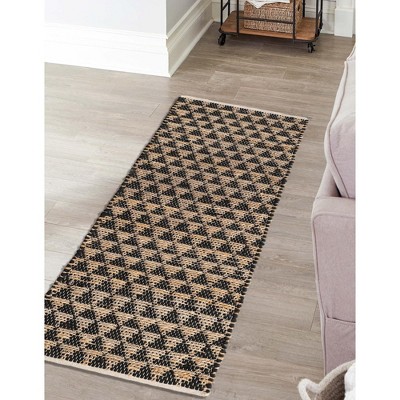 Unique Loom Chindi Jute Geometric Indoor Hand Made Area Rug