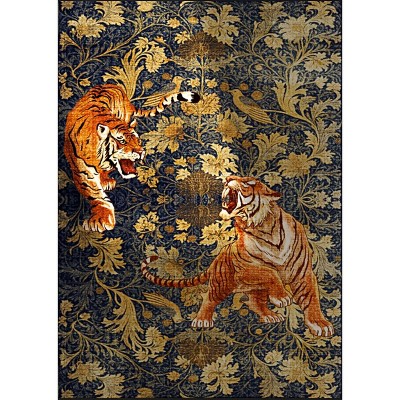 Fulvari Bedroom Rug Washable Area Rug Non Slip Low Pile Boho Floral Carpet for Bedroom