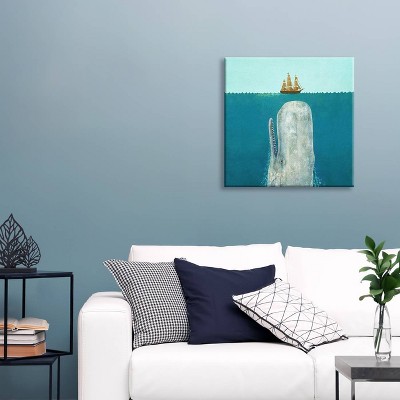 The Whale Square by Terry Fan Unframed Wall Canvas - iCanvas