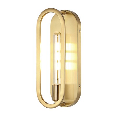 4.75" 1-Light Emilia Modern Bohemian Iron LED Sconce - JONATHAN Y