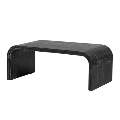 Dexmalle Minimalist Coffee Table with Curved Art Deco Design