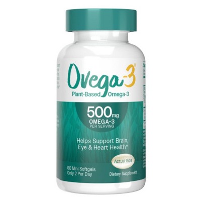 Ovega-3 Algae Based Omega-3 Softgels - 60ct