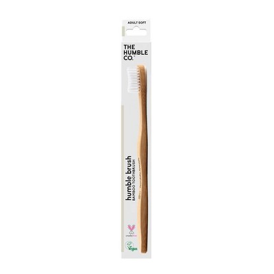 The Humble Co. Adult White Soft Toothbrush
