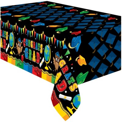 Treasures Gifted Kindergarten Graduation Tablecloth - Kindergarten Graduation Party Decorations - 1 Pack