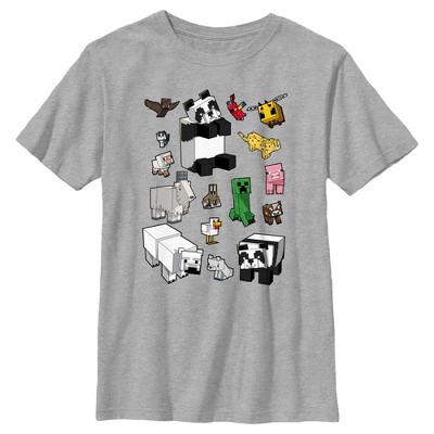 Boy's Minecraft Overworld Mobs T-Shirt