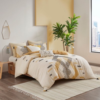 Full/Queen 3 Piece Cotton Duvet Cover Set