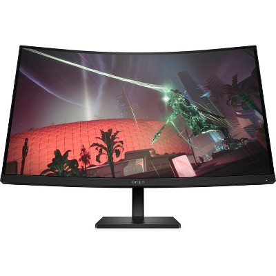 HP OMEN 32c Curved Gaming Monitor 31.5 Inch QHD 165Hz AMD FreeSync EyeSafe Certified Adjustable Stand - Manufacturer Refurbished