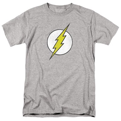 Dc Flash Flash Logo Distressed Adult T-Shirt