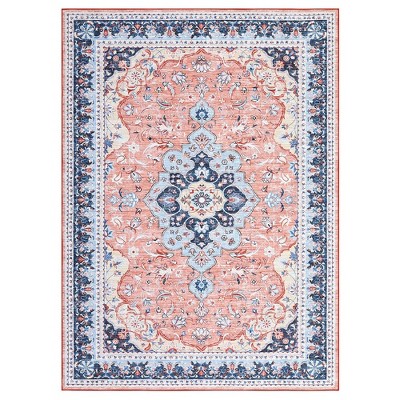 Garvee Washable Area Rug,Ultra-Thin Vintage Large Area Rug for Home Office Floor Decor,Stain Resistant,Non Slip Backing Carpet
