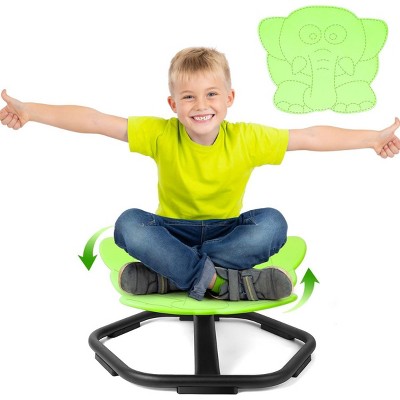Terramus Flower Swivel Chair for Kids, 360° Spinning Seat, Autism Sensory Spin Chair for Boys and Girls