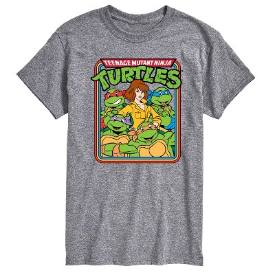 Men's - Teenage Mutant Ninja Turtles - Retro Group April Short Sleeve Graphic T-Shirt
