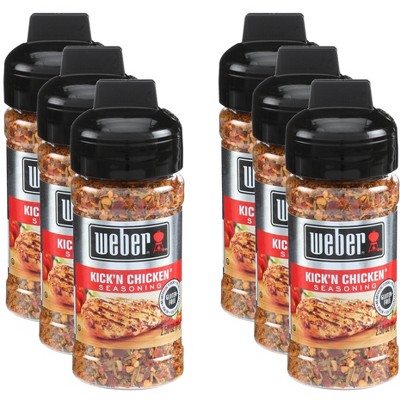 Weber Seasoning Kick N Chicken - Pack of 6 - 2.5 oz