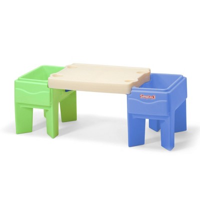 In and Out Activity Kids' Table - Simplay3: Sensory & Art Desk with Storage Bins for Toddlers, Ages 1.5+