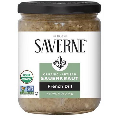 Saverne Kraut Dill & Garlic - Case of 6 - 16 oz