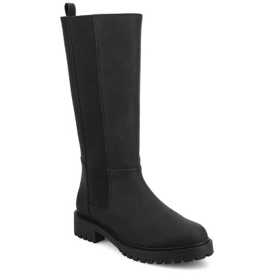 Journee Women's Brandi Knee High Stretch Extra Wide-Calf Casual Boots