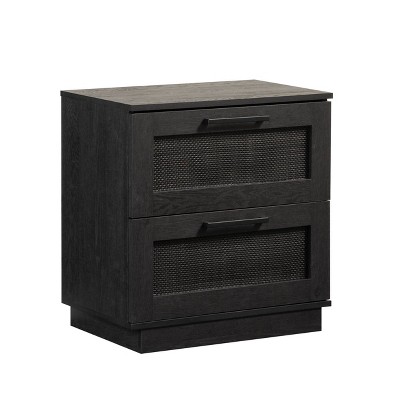 Sauder Tiffin Line Nightstand Raven Oak