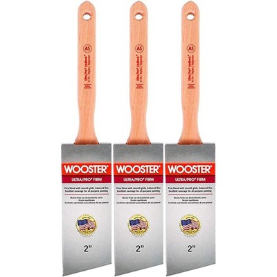 Wooster Genuine 2" Ultra/Pro Firm Angle Sash Paintbrush 3-Pack, 4174-2-3PK