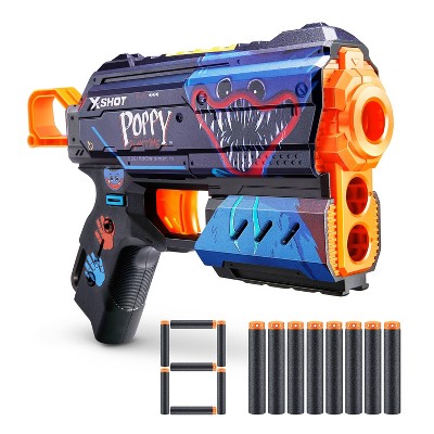 XSHOT Skins Flux Poppy Playtime Jumpscare Toy Dart Blaster by ZURU
