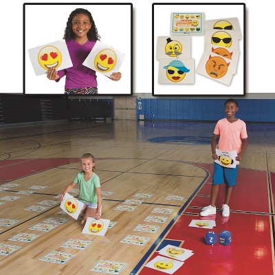 S&S Worldwide Jumbo Emoji Team Memory Game