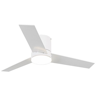 Parrot Uncle 48" Modern LED Flush Mount Ceiling Fan with Light and Remote