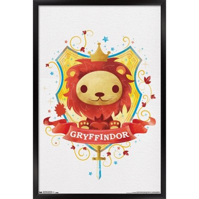Trends International The Wizarding World: Harry Potter - Gryffindor Charm Framed Wall Poster Prints