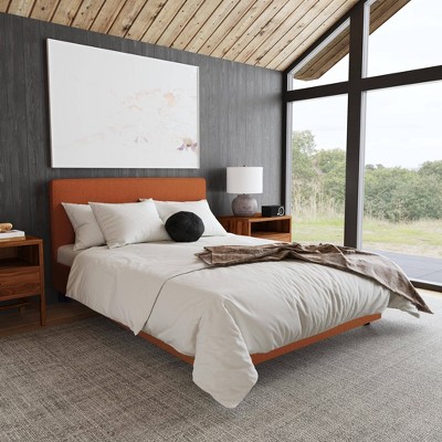 Kelsey Upholstered Platform Bed in Textured Linen - Threshold™
