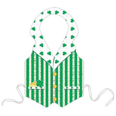 Beistle Prismatic St Patrick Vest, (3/Pkg) Multicolored