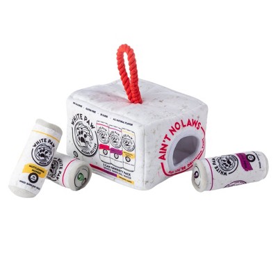 Haute Diggity Dog White Paw Grrriety Pack -  Plush Dog Toy Activity House