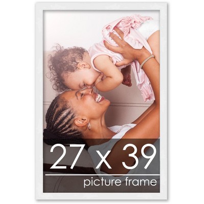 PosterPalooza | 27x39 Wood Frame with UV Acrylic, 6 Finishes: Black, White, Bronze, Silver, Wood, Mahogany