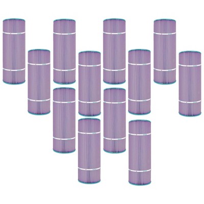 Hurricane 12 Pack HF7470-04P Platinum Purple Pool Filter Cartridge Replacement for PCC80, Unicel C-7470, Filbur FC-1976, Pentair Clean & Clear 320