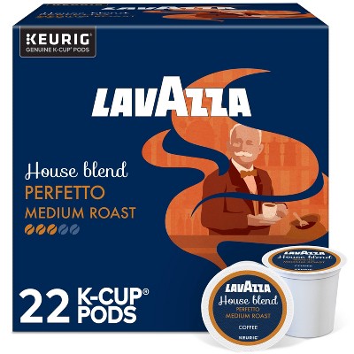 Lavazza House Blend Perfetto Medium Roast Keurig K-Cup Coffee Pods - 22ct