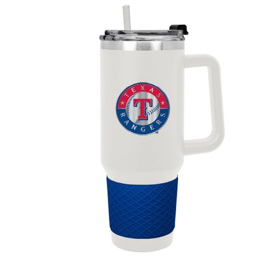 MLB Texas Rangers Colossus Travel Mug - 40oz: Stainless Steel, Acrylic Lid