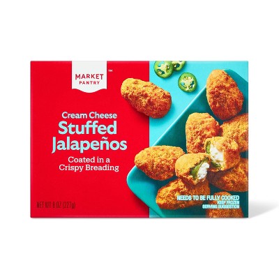 Frozen Cream Cheese Stuffed Jalapeno Poppers - 8oz - Market Pantry™