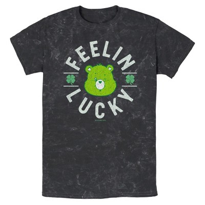 Men's Care Bears Feelin Lucky Portrait T-Shirt